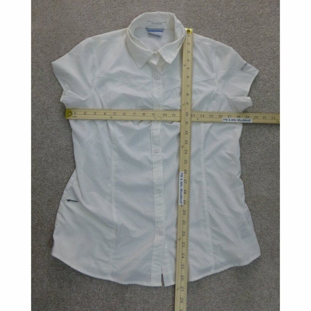 Columbia Omni-Shade Sun Protection Button Up Short Sleeve Top - Picture 10 of 12